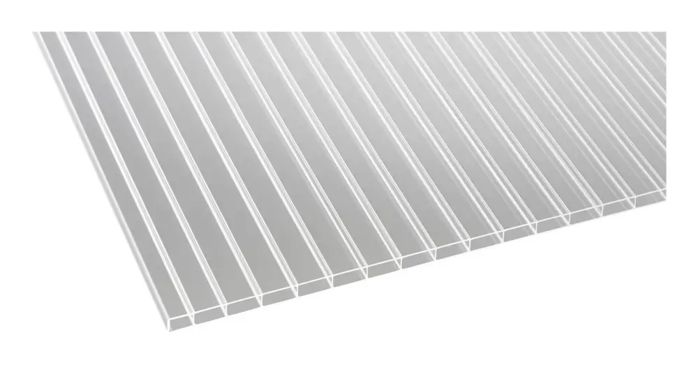 Sonderangebot Premium Acryl Stegplatte 980 x 4500 x 16 mm - Klar