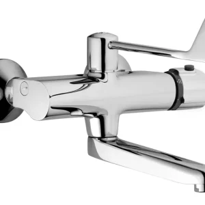Hansa Hansatempra Wasch-/Spültisch-Einhand-Wandbatterie für Wandaufbau mit Verbrühschutz und Armhebel-Absperrventil Ausladung 245 mm Rabatt