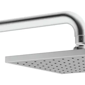 Hansa Hansaviva Kopfbrause Brausekopf, Messing quadratisch 200 x 200 mm Ausladung 357 mm Begrenztes Angebot