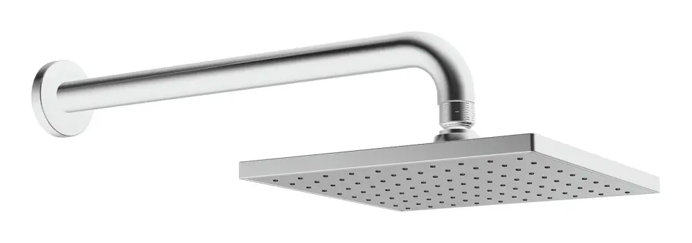 Hansa Hansaviva Kopfbrause Brausekopf, Messing quadratisch 200 x 200 mm Ausladung 357 mm Begrenztes Angebot