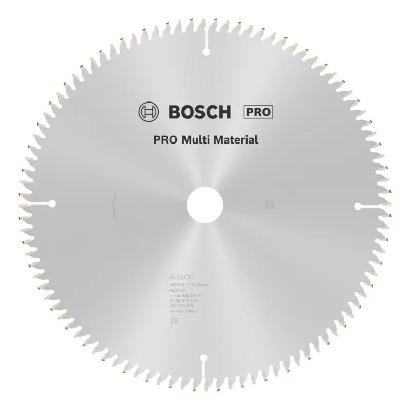 Bosch Pro Multi Material Kreissägeblatt, 305 x 3,2 x 30 mm, 96 Zähne, für Netz-Kapp- und Gehrungssägen Top-Seller