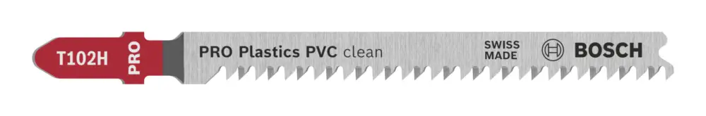 Bosch Pro Plastics PVC clean T102H Stichsägeblatt, 100 mm - 3er-Pack (Verpackungseinheit 5 Stück) Begrenztes Angebot