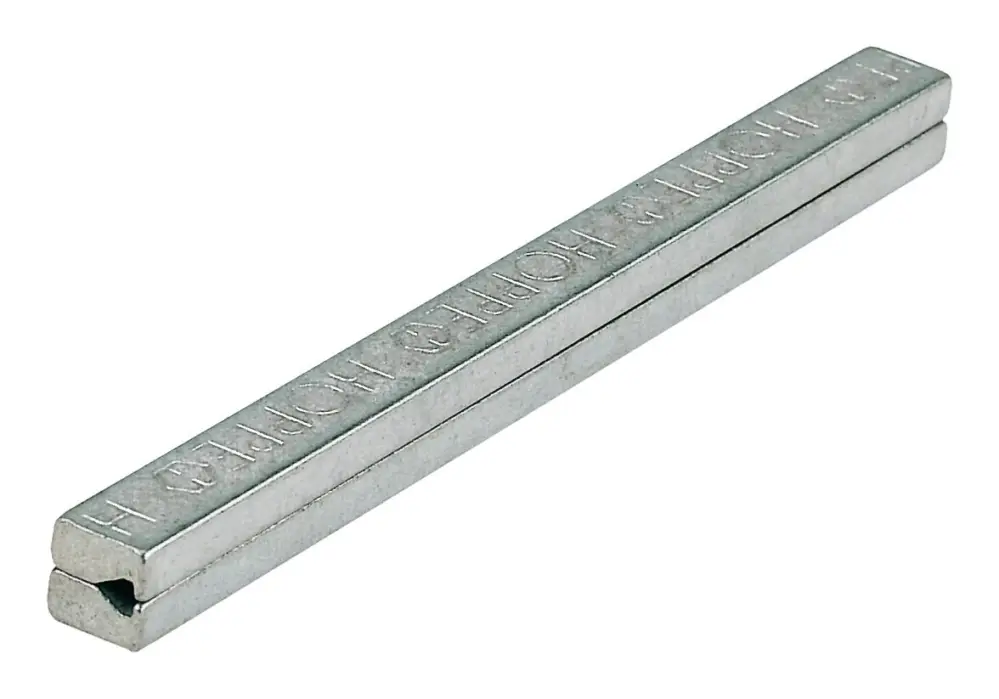 Hoppe Vierkant-Profilstift 10 x 120 mm, geteilt, verzinkt Preisreduziert