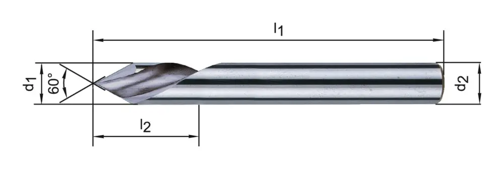 Abverkauf Forum Gravierfräser WN VHM 6 mm 60G