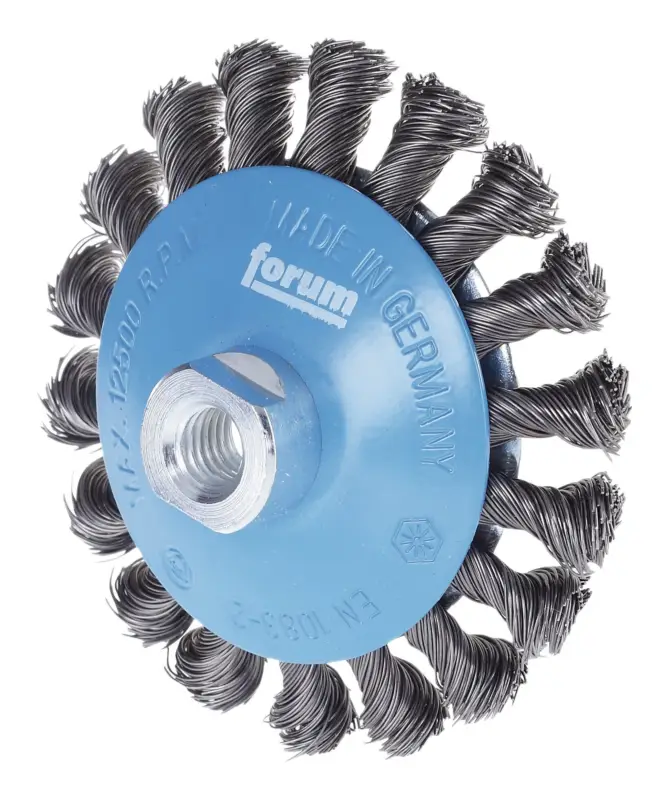 Sonderangebot Forum Kegelbürste Stahldraht M14 100 x 0,5 mm gezopft