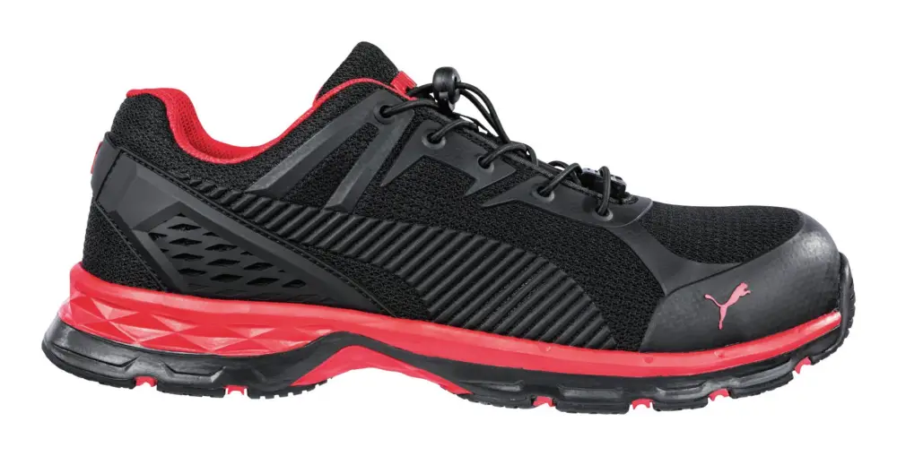 Top-Preis Puma Safety Halbschuh Fuse Motion 2.0 Red Low 643890 schwarz/rot Größe 48 (Verpackungseinheit 1 Paar)