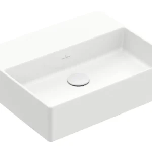 Schneller Versand Villeroy & Boch Memento 2.0 Waschbecken ohne Hahnloch ohne Überlauf Unterseite ungeschliffen 500 x 420 x 140 mm - Weiß Alpin