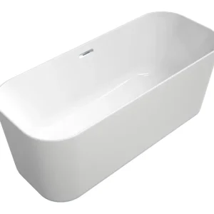 Top-Angebot Villeroy & Boch Finion Freistehende Badewanne 1700 x 700 mm - Weiß Alpin / Chrom