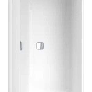 Villeroy & Boch Collaro Rechteckbadewanne 1600 x 750 mm - Stone White / Verchromt / Chrom Echt