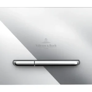 Expressversand Villeroy & Boch ViConnect Installationssysteme WC-Betätigungsplatte 2-Mengen-Spülung 260 x 150 x 66 mm - Verchromt