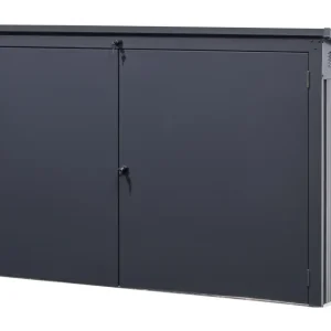 Top-Angebot Floraworld Mülleimer-Garage 3 Mülltonne 233 x 101 x 113/134 cm anthrazit