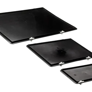 Nur Heute LA KA PE Verschlussdeckel schwarz für Kastenmaß 200 x 150 mm