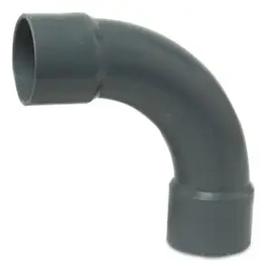 Bevo PVC-U Bogen 90° 32 mm Klebemuffe 10 bar Grau Expressversand