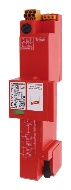 Dehn Kombi-Ableiter Sammelschiene TT/TN-S 230VAC 1,5 kV 2p 25 kA optisch Sofort Bestellen
