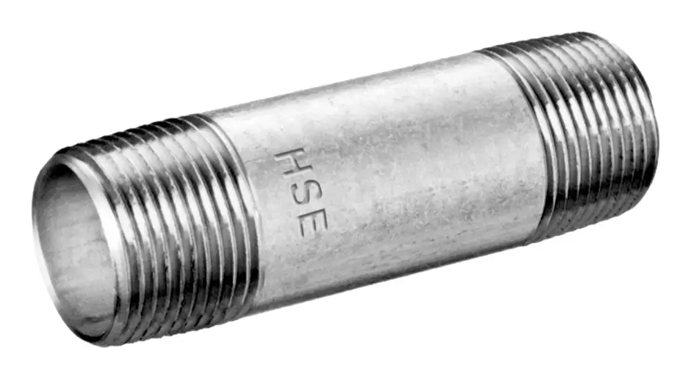 Neu Im Sortiment Hermann Schmidt Rohrdoppelnippel 530/23 DN 25, 1"x80, verzinkt