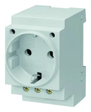 Siemens Steckdose REG 230V/AC 16A Schutzkontakt 2,5TE 58 mm IP20 Sonderaktion