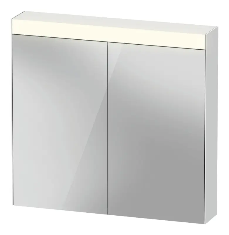 Top-Preis Duravit Licht & Spiegel Spiegelschrank "Best" mit 2 Türen mit LED-Beleuchtung 810 x 760 x 148 mm - Weiß