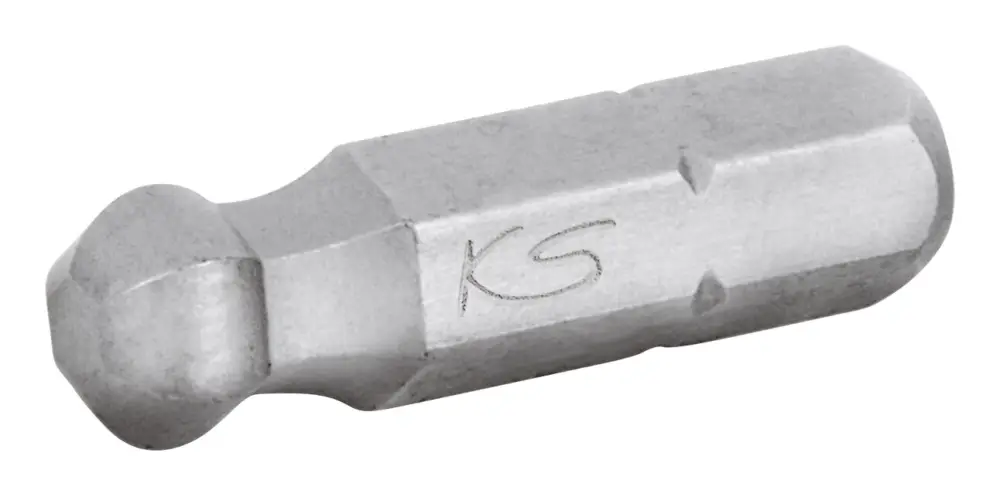 Top-Seller KS Tools 1/4" Bit Innensechskant, 25 mm, Kugelkopf, 2,5 mm