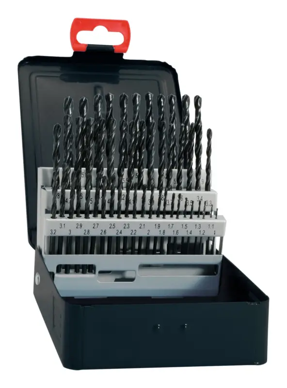 Begrenztes Angebot Fortis Spiralbohrer-Set DIN338 HSS rollgewalzt Typ N 1-10 mm