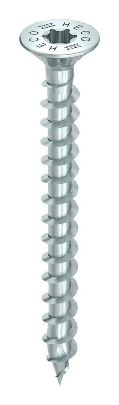 Bestseller Heco TOPIX-plus Senkkopfschraube HD 3,5 x 20 mm, Vollgewinde, blau verzinkt (Verpackungseinheit 1000 Stück)