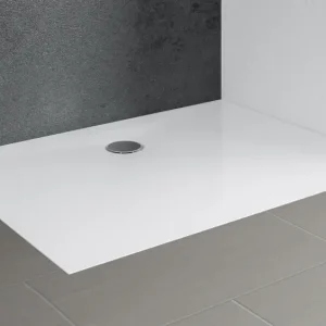Schulte-plan ExpressPlus 72H Mineralguss-Rechteckduschwanne 1200 x 900 mm inkl. Ablauf - Alpinweiß Wochenendangebot