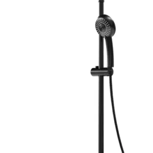 Highlight Schulte ExpressPlus 72H DuschMaster Rain Classic Black Style mit Thermostat, Kopfbrause rund - schwarz