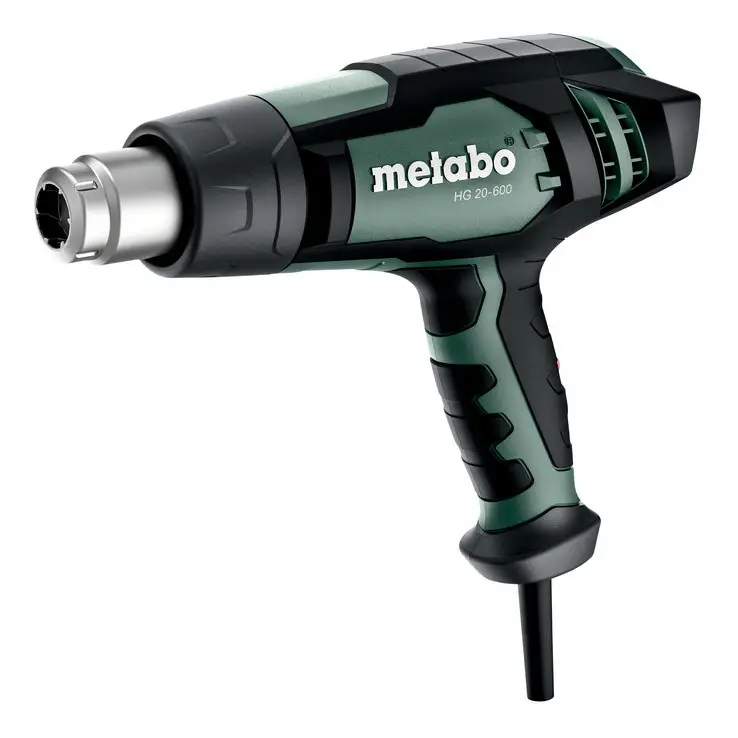 Metabo HG 20-600 Heißluftgebläse in metaBOX mit Breitstrahl- und Reflektordüse Abverkauf