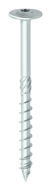 Schmid Schrauben Tellerkopfschrauben TG zn-blau 8 x 280 (Verpackungseinheit 50 Stück) Geprüft