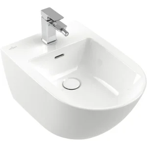 Schnäppchen Villeroy & Boch Subway 3.0 Bidet wandhängend - Stone White mit CeramicPlus und TitanGlaze