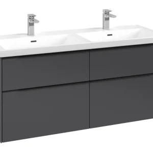 Villeroy & Boch Subway 3.0 Waschbeckenunterschrank für Becken mittig 4 Auszüge 1272 x 576 x 462 mm - Graphite / Volcano Black Sofort Bestellen