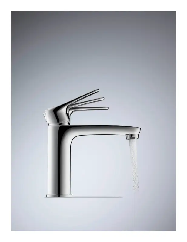 Duravit Serie B.1 Einhebel-Waschtischmischer Ausladung 139 mm mit Zugstangen-Ablaufgarnitur - Chrom Hochglanz Echt