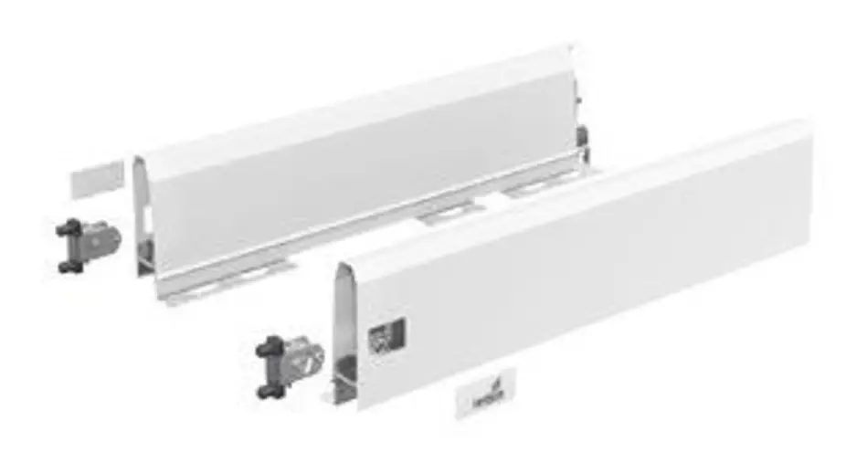 Bestseller Hettich ArciTech Set Zarge, Zargenhöhe 126 mm x NL 500 mm, weiß, links und rechts