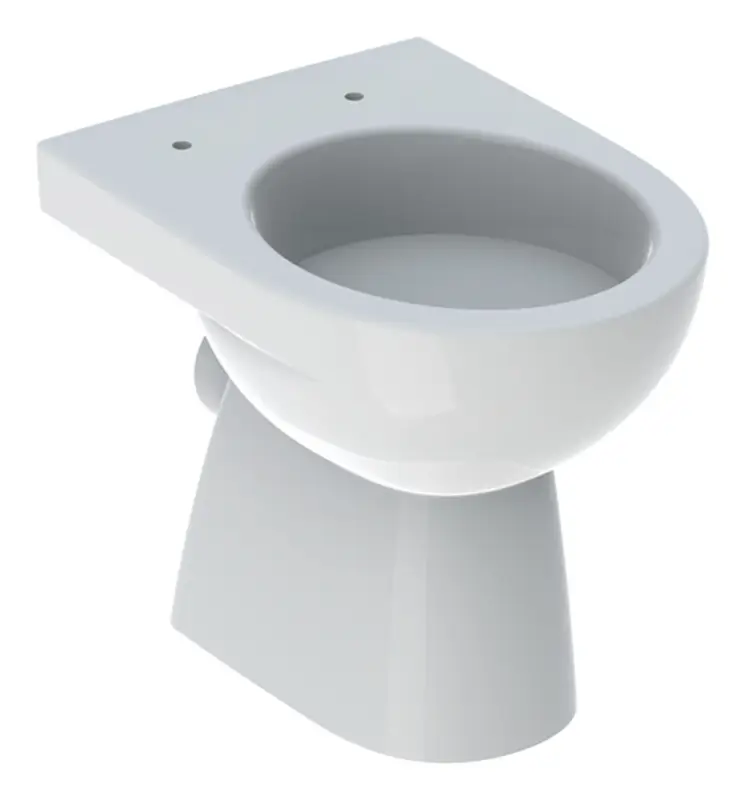 Top-Seller Geberit Renova Tiefspül-WC bodenstehend Abgang horizontal - Weiß mit KeraTect