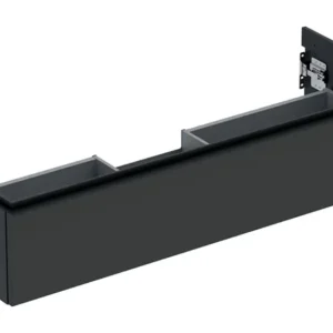 Nur Für Kurze Zeit Geberit iCon Waschtischunterschrank mit 1 Schublade 1184 x 247 x 476 mm - Dekor Lava / Griff Lava pulverbeschichtet matt
