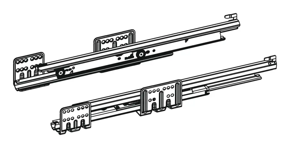 Hettich Unterflur-Vollauszug, 9240888, 300 mm, Stahl Finale Aktion