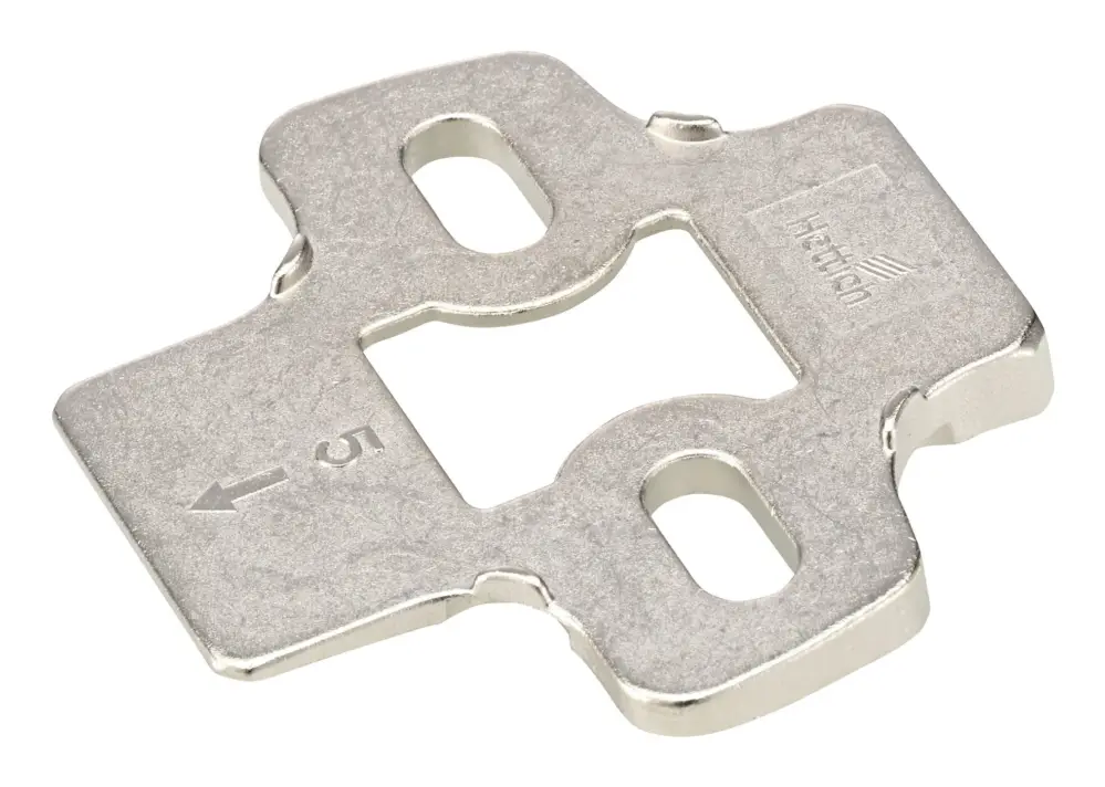 Hettich Winkeladapter, 9072536, Zinkdruckguss vernickelt Schneller Versand