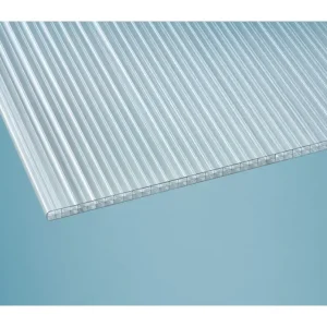 Aktuell Premium Polycarbonat Hohlkammerplatte X-Struktur 1200 x 4000 x 16 mm - Klar
