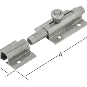 Vormann Bolzen-Knopfriegel 36 x 80 mm Edelstahl, V2A Top-Angebot