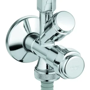 Grohe Original WAS® Kombi-Eckventil DN 15 mit Rückflussverhinderer - Chrom Finale Aktion