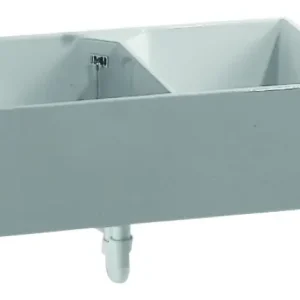 Geberit City Doppelspüle 900 mm x 560 mm x 250 mm - Weiß Alpin Markenware