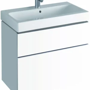 Billig Geberit iCon Schubladenfront Weiß zu Waschtischunterschrank 840375