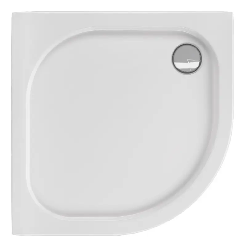 Schröder Wannentechnik Ravenna R Viertelkreisduschwanne R 50 800 x 800 mm - Weiß Super-Preis