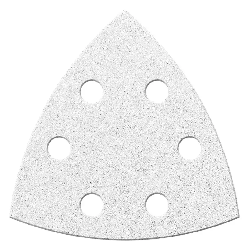 Fortis Klettschleifblatt Dreieck 6 Stück 94 mm K120 weiss 6-Loch Neue Kollektion