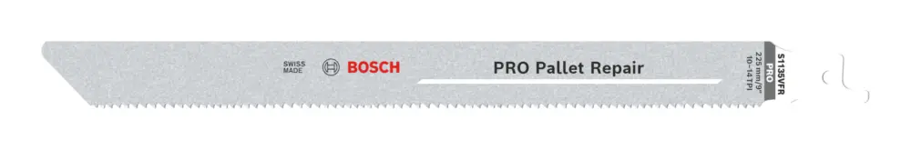 Aktuell Bosch Pro Pallet Repair S1135VFR Säbelsägeblatt, 1,25 x 19 x 225 mm - 5er Pack