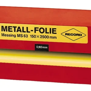 Record Metallfolie Messing 150 x 2500 x 0,2 mm Preis Gesenkt