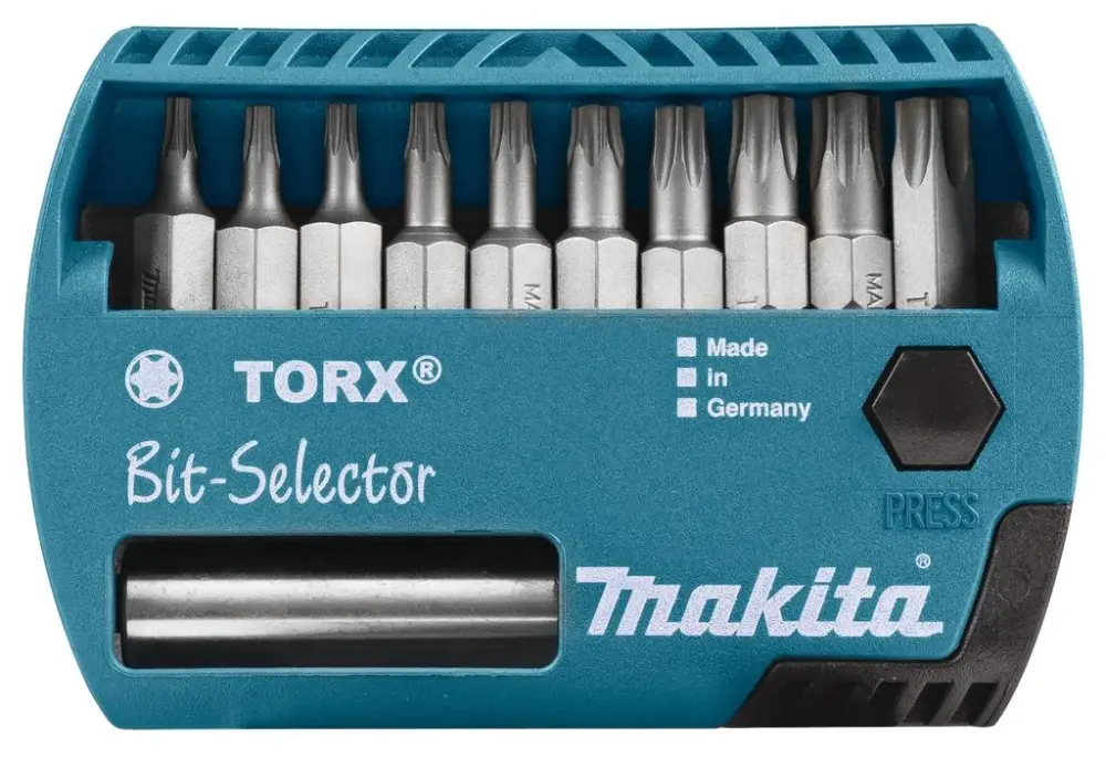 Aktuell Makita Zubehör P-53768 BIT-SET 1/4" 11-TL. TORX