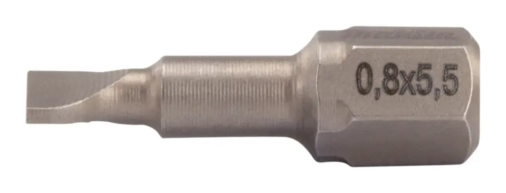 Makita Zubehör P-53291 Schraubenbit geschlitzt 0,8x25 mm 3 Stk. Neu Im Sortiment