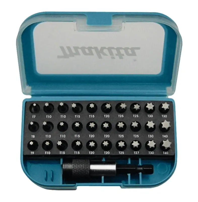 Makita Zubehör P-73352 31-teilig Bitset Torx im Kunststoffbox mit Gürtelclip Heißes Angebot