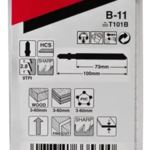 Bestseller Makita Zubehör B-07680 Stichsägeblatt B11 100 Stück