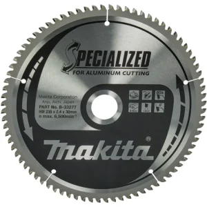Finale Aktion Makita Zubehör B-33277 HM-Sägeblatt Spec. Aluminium 235 x 30 x 80T